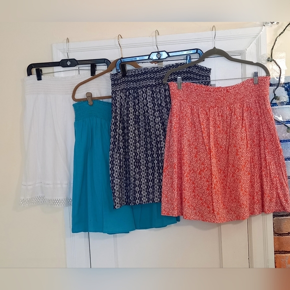BUNDLE Skirts Faded Glory Summer Skirts!! 4/Four Sz- 12-14 - Picture 1 of 9